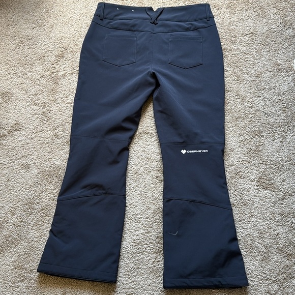 Obermeyer Women’s Bandera Ski Snow Pant Black White - Picture 6 of 14